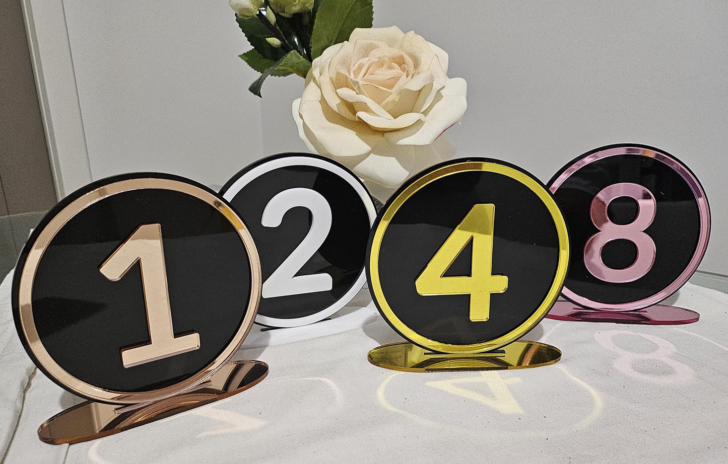 Acrylic Table Numbers