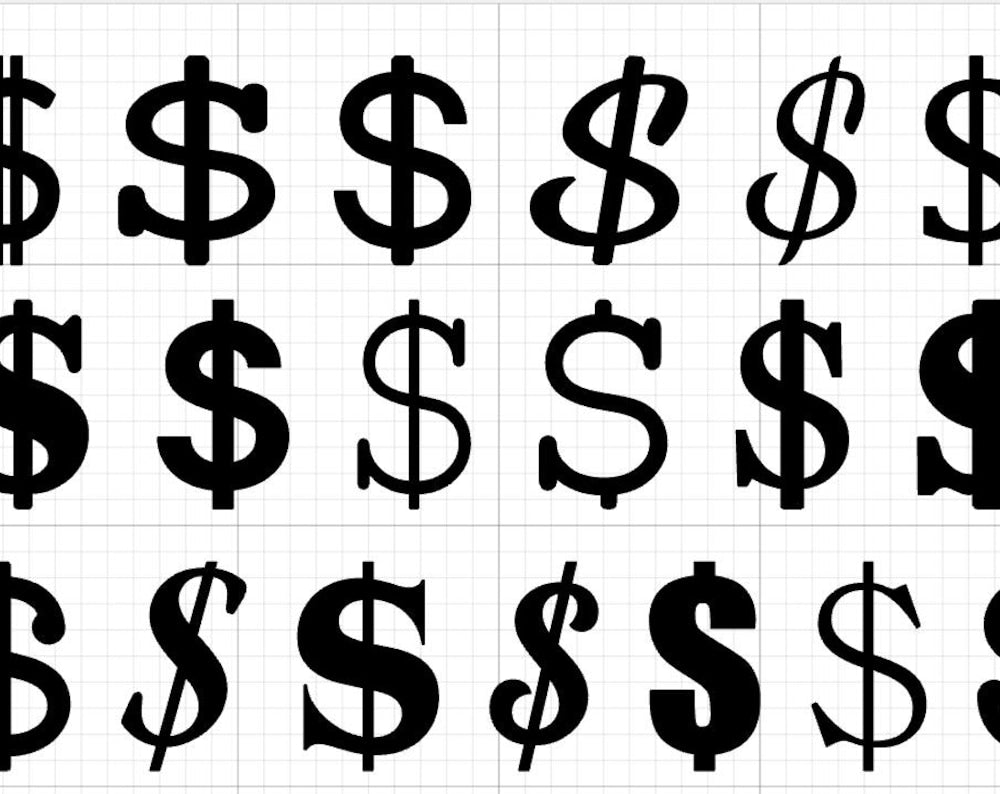 Dollar Sign SVG Bundle