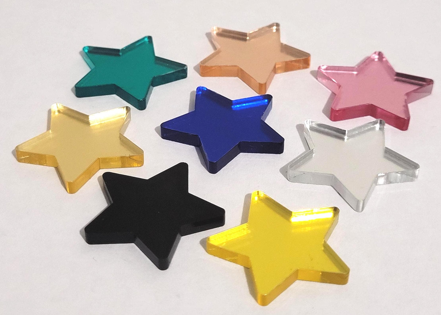 Acrylic Blank Stars 25mm