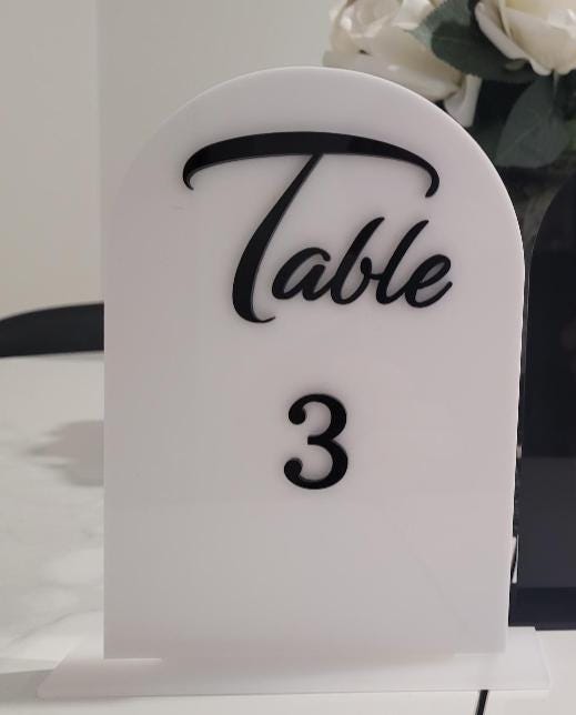 Table Numbers