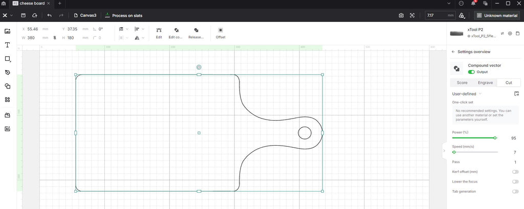 Cheese Board Router Template