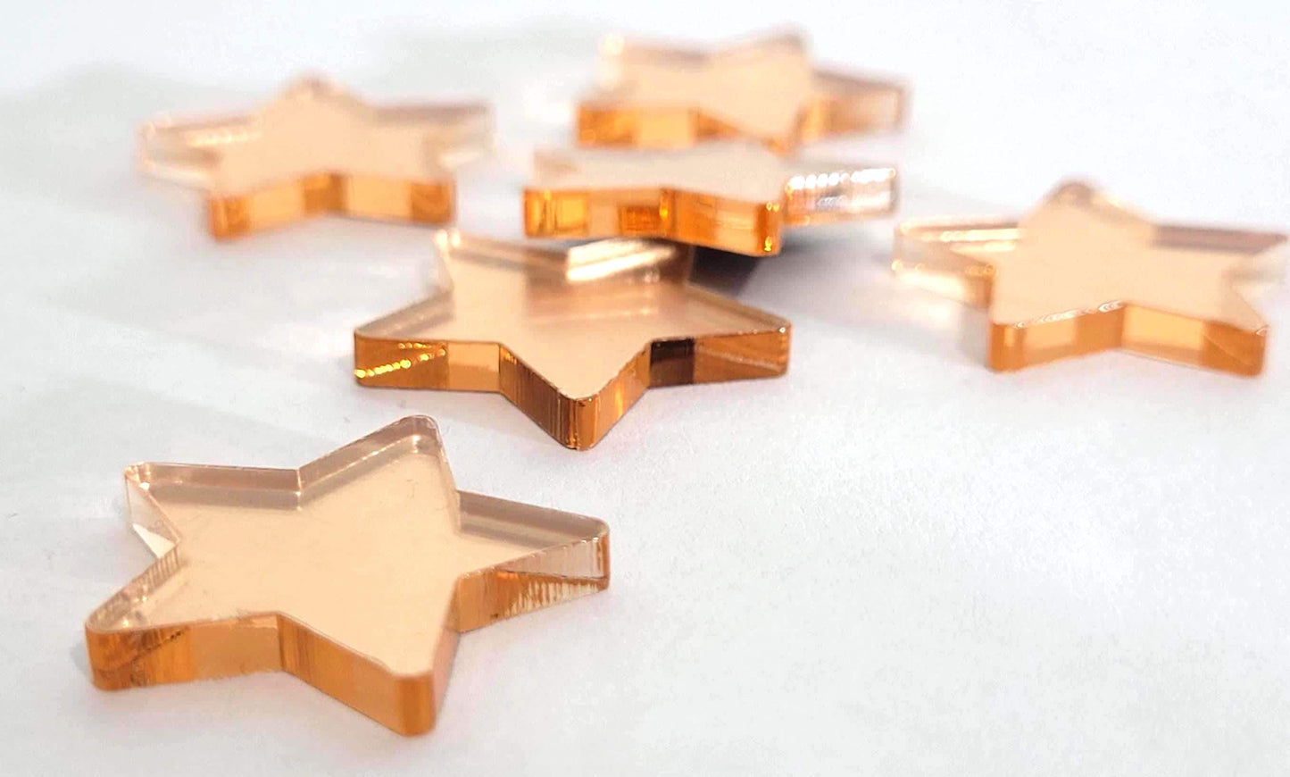 Acrylic Blank Stars 25mm