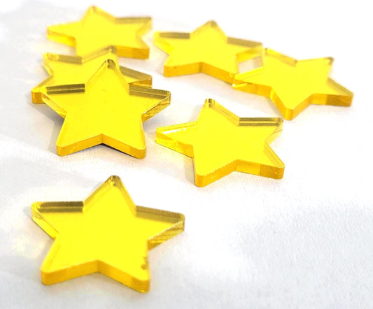 Acrylic Blank Stars 25mm