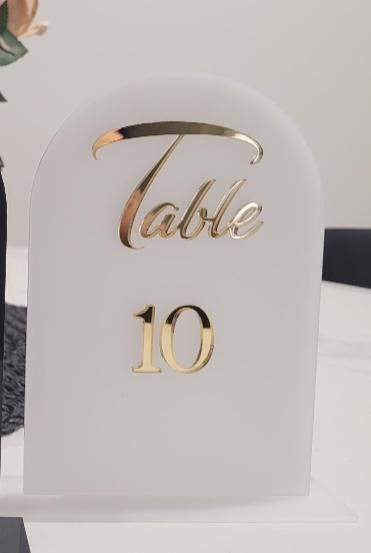 Table Numbers